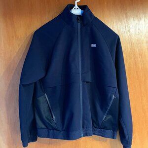 Figs Navy Blue Sydney Scrub Jacket - size XS